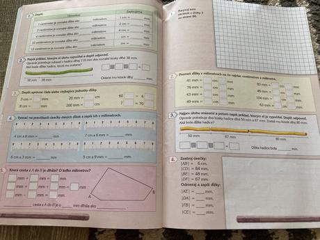 Matematika pre 3.ročník zš, 1. časť pracovný zošit, 