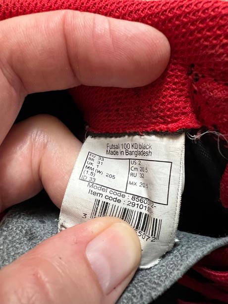 Futbalove halove tenisky, kipsta,33