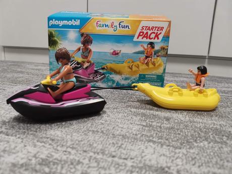 Playmobil 70906 vodný skúter s banánovým člnom, 