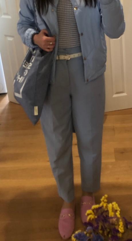 Bledomodré nohavice, zara, s/36, zara,s