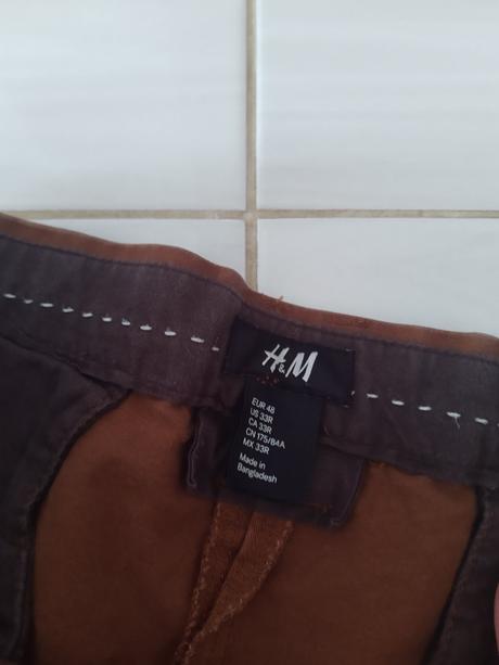 Pánske nohavice h&m, h&m,34