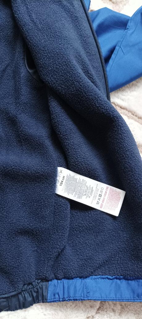 Detská prechodná vetrovka - tmavomodrá v. 104, pepco,104