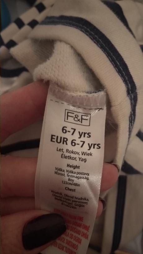 Modré šaty, f&f,122