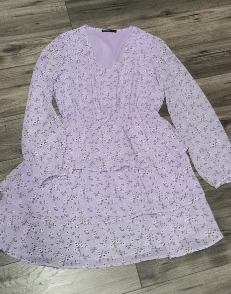 Fialové šaty, house,l