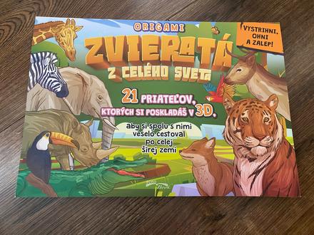 Skladačka - papierové zvieratká - origami, 