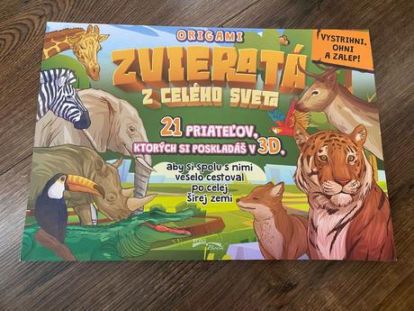 Skladačka - papierové zvieratká - origami, 