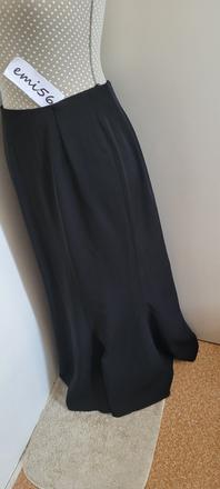 Elegantná dlhá čierna sukňa, l