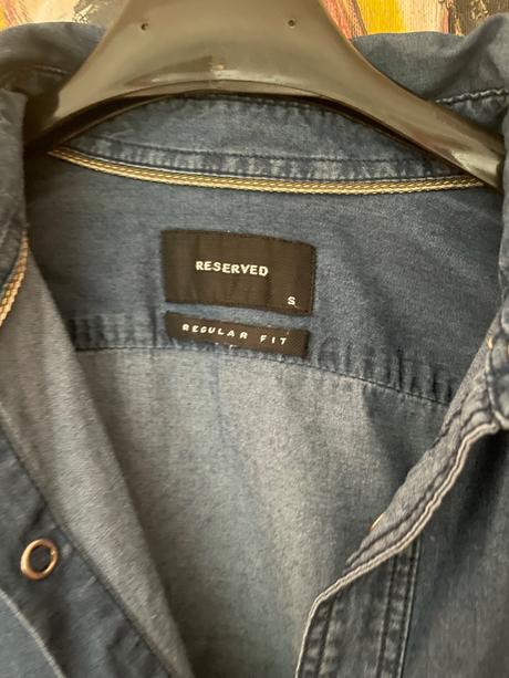 Pánska košeľa riflova reserved s, reserved,s