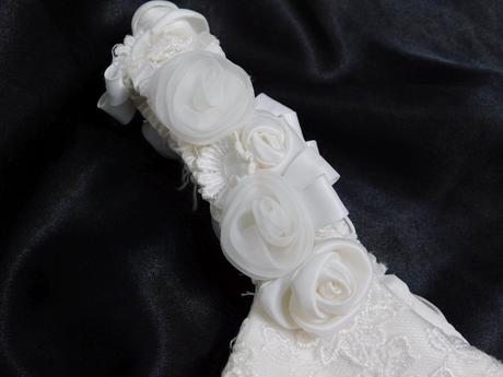 Luxusne nadherne svadobne saty(komplet), 38