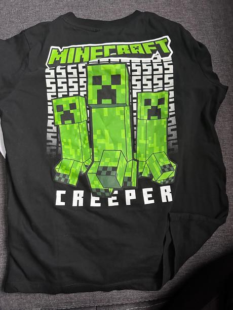 Tričko minecraft dlhy rukáv, 146