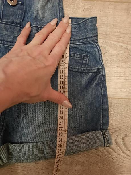 Riflové krátke nohavice s trakmy, f&f,140