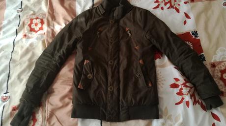 Tmavozelená bunda, s