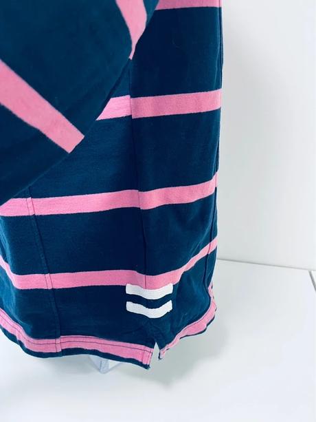 Dámska pásikavá mikina crew clothing na zips, l