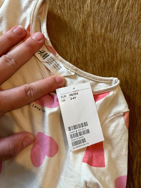 Šaty nove, h&m,98 / 104