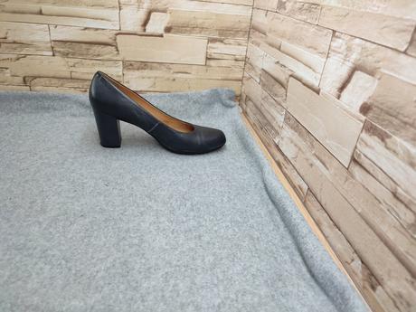 Geox 37 - celokožené tmavomodré lodičky, geox,37