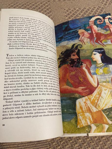 Retro vintage gilgameš vojtech zamarovský 1975, 