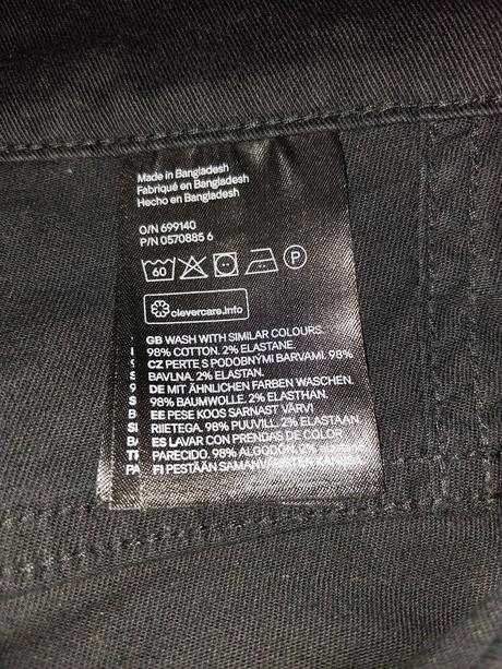 Rifle s vysokým pásom  č.38, h&m,38