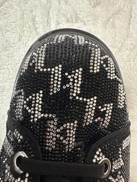 Krásne kožené topánky s kamienkami karl lagerfeld, karl lagerfeld,40