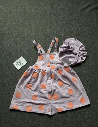 Set sukňa na traky a turbanová čiapka, sinsay,98