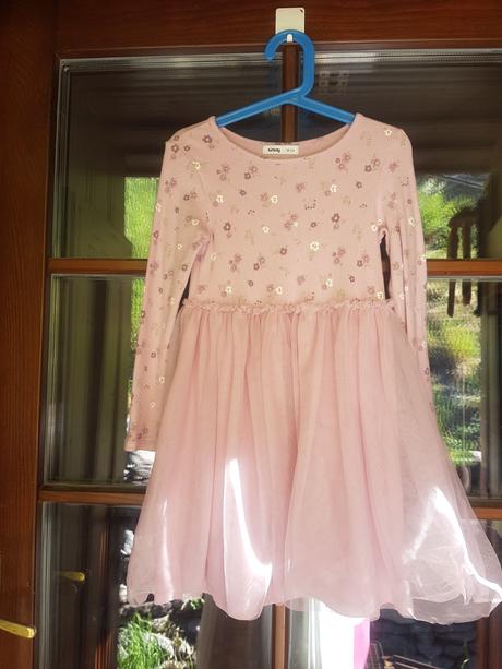 Fialove saty sinsay vel. 122 a 128, sinsay,122