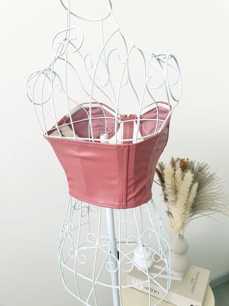 Koženkový top 34, xs