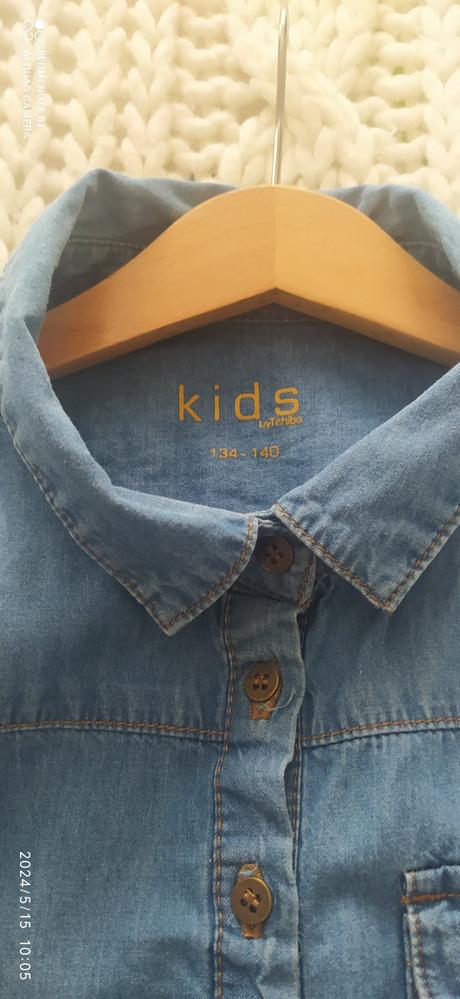 Riflové šaty, tchibo,134