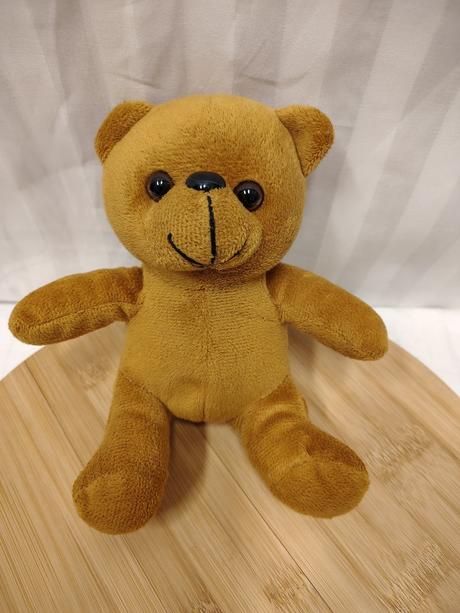 Plyšový hnedý medveď, 18 cm, 