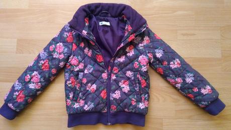 Fialová bomberka, 122-128, 6-8r., h&m,122