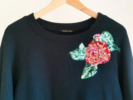 Giorgia & johns - šaty s teplákoviny, s