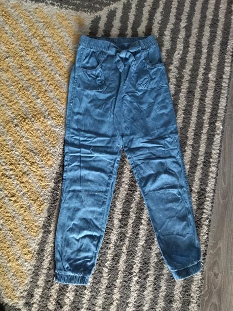 Bodkované riflové nohavice little kids, 134