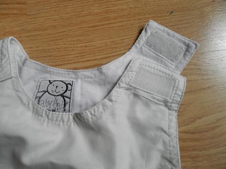 Krémové šatôčky s predným vreckom - nenosené, h&m,68