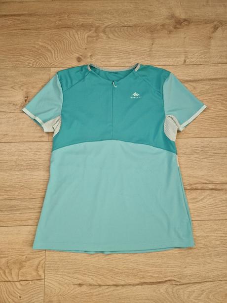 Sportove tricko tyrkysove 152/158, decathlon,152