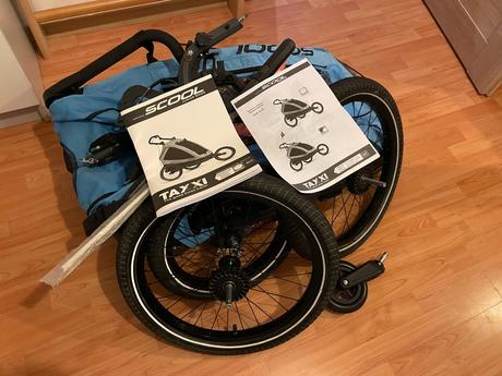 Predám taxxi elite 1 cyklovozík modrý, 