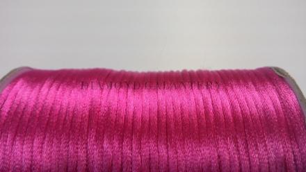 Saténová šnúrka 2,5 mm ružová, 