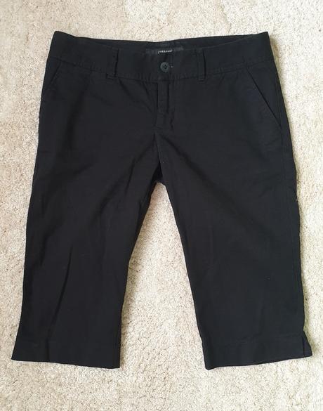 Zara basic cierne nohavice, zara,s