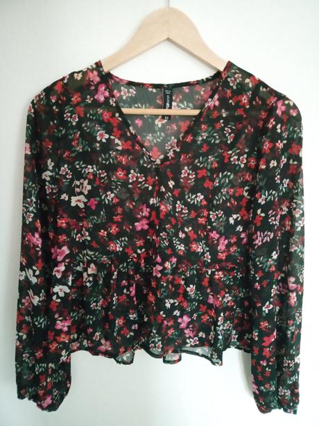 Kvetinová blúzka, fishbone,xs