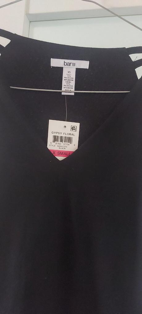 Čierne mini šaty, xs