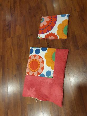 Vankúšik a paplón pre veľkú bábiku - obojstranný, 