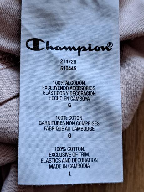 Tričko champion, champion,l