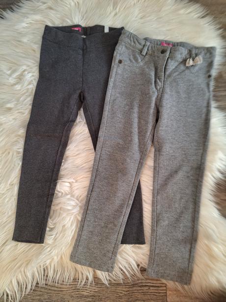 2 x leginove nohavice hm, h&m,104
