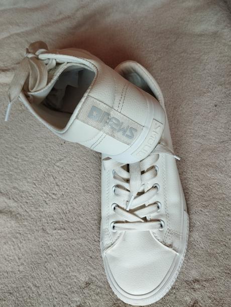 Dámske kožené biele tenisky evento, 41