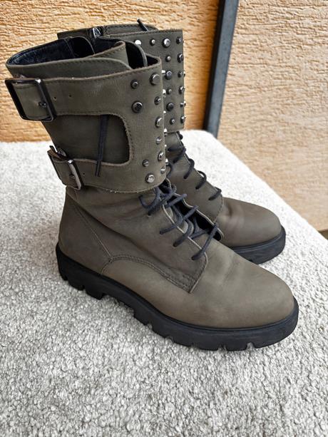 Kožené čizmy, gino rossi,38