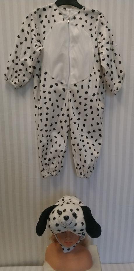 3 dielny kostým dalmatínec, carneval 2-3r, 92-104,