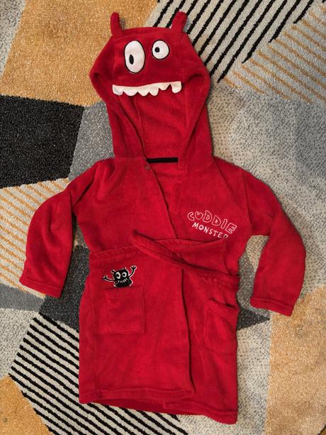 Župan cuddle monster unisex 3-4 roky, matalan,104