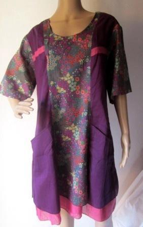 Dvojvrstvové šaty, xl