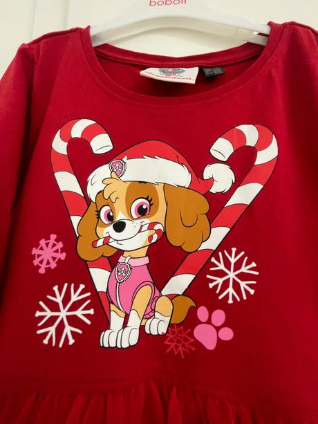 Paw patrol vianočné šaty, 128