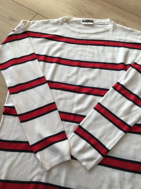 Dámsky pásikavý svetrík, pepco,s