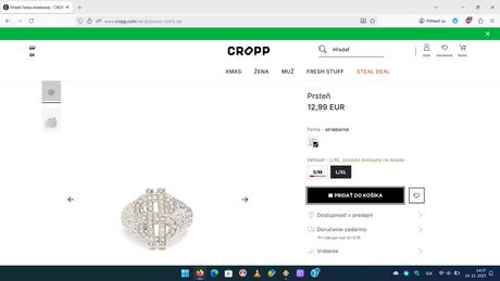 Prsteň dolár, cropp