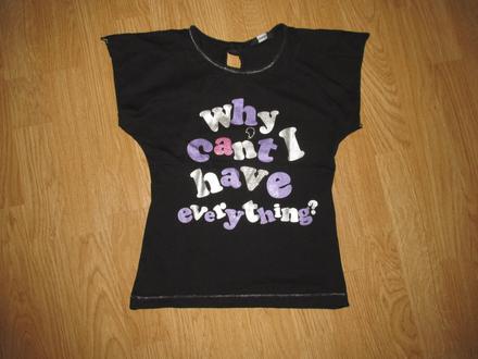 Čierne tričko v. 122/128, george,122