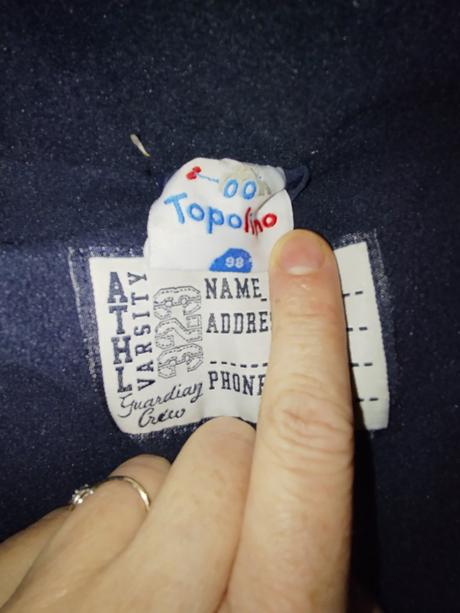 Zimná bunda, topolino,98